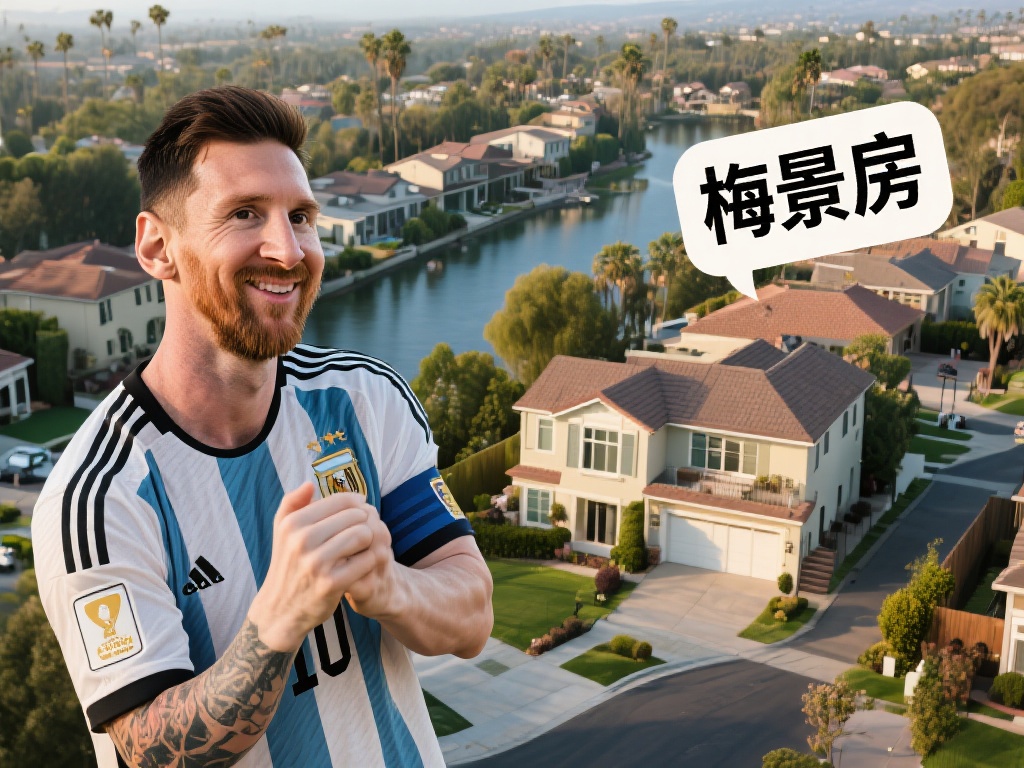 梅西入住的社区迅速被贴上“梅景房”的标签